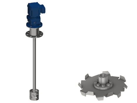 chemix high shear configuration, rotosolver and high shear disc impeller
