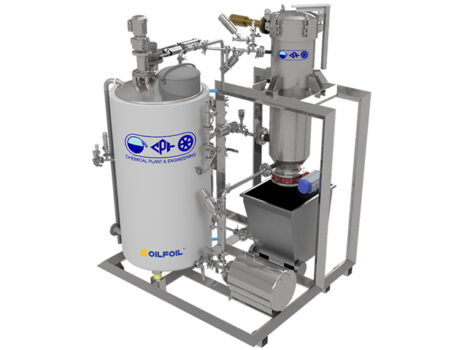 frying edible oil reclamation system by CPE
