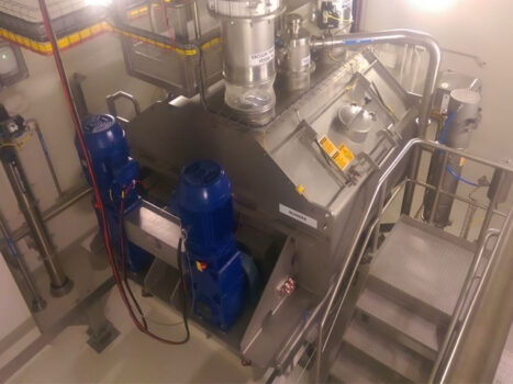 dairy powder mixer for infant formula production