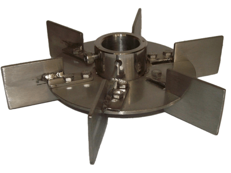 rushton turbine gas dispersion impeller