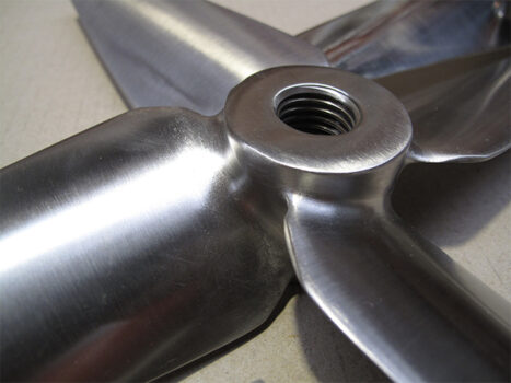 hydrofoil impeller 180 grit sanitary finish