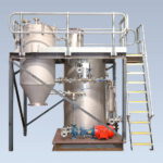 complete filtration skid with ladder by CPE
