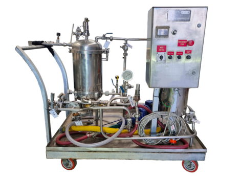 pilot plant testing pressure leaf filter by CPE Lab